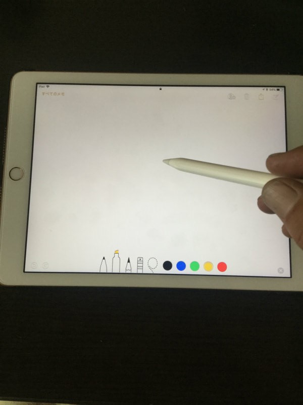 新型iPadとアップルペンシル